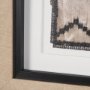 15797 - Vintage Rug by Chad Warren a Hand Embellished Framed Print under Glass