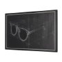 102689-FS - Glasses II by Dayna Matthews a Hand Embellished Textured Framed Canvas