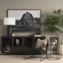 69338 - Kasey (Set of 2) 17.7L x 12.6W x 24.4H Galvanized Metal Nesting Accent Tables