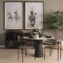 70149 - Athena Set of 2 Extra Large Medium Brown Reclaimed Wood Trays