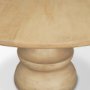 68518-AB - Crossman 60" Round Blonde Solid Wood & Base Dining Table