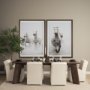 71112-AB - Jonan Solid Dark Brown Mango Wood Rectangular Dining Table