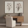 69899 - Grier 60" Light Brown Solid Wood W/Cane Office Desk