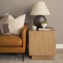 70124 - Hayden Light Brown Wood End/Side Table