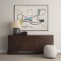 102637-FL - Vintage Vibes II by Mercana Studio a Hand Embellished Textured Framed Canvas