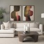 102678-FL - Alma - Metal Brushes II by Mercana Studio a Hand Embellished Textured Framed Canvas