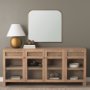 70901 - Timon Brushed Gold Square Arched Mirror 