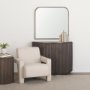70901 - Timon Brushed Gold Square Arched Mirror 