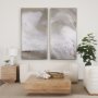 102575-FL - Sandy Waves IV by Mercana Studio a Hand Embellished Textured Framed Canvas