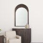 70620 - Celeste Dark Brown Medium Arched Mirror