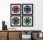 15721 - Casino 50 Dollar Vegas Poker Chip By Zap Studio Framed Art Photograph Print under Glass