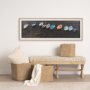 15174 - Neatly Moored by Mercana Studio a Hand Embellished Textured Framed Photo Art Print Matted under Glas