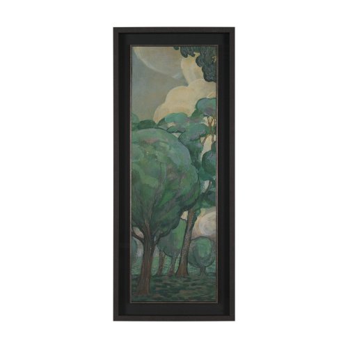 15846 - Majestic Garden I by Mercana Studio a Hand Embellished Framed Art Print under Glass