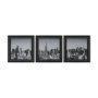 15870 - Midtown Manhattan Skyline (Set of 3) by Richard Silver Textured  Framed Art Print Matted under Glass