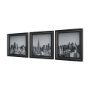 15870 - Midtown Manhattan Skyline (Set of 3) by Richard Silver Textured  Framed Art Print Matted under Glass