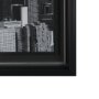 15870 - Midtown Manhattan Skyline (Set of 3) by Richard Silver Textured  Framed Art Print Matted under Glass