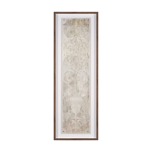 15875 - Panel Etching II by Mercana Studio a Hand Embellished Framed Art Print under Glass