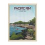 15894 - Pacific Rim GO (L) by Mercana Studio a Hand Embellished Decograph Framed Art Print