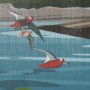 15894 - Pacific Rim GO (L) by Mercana Studio a Hand Embellished Decograph Framed Art Print