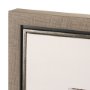 102717-FS - Glazed Echoes White II by Cartissi Hand-Embellished Textured Framed Canvas Artwork