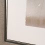 102717-FS - Glazed Echoes White II by Cartissi Hand-Embellished Textured Framed Canvas Artwork