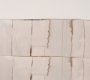 102718-FS - Glazed Echoes White III by Cartissi Hand-Embellished Textured Framed Canvas Artwork