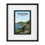 15893 - Pacific Rim GO (M) by Mercana Studio a Framed Art Print Matted under Glass