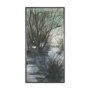 102697-FL - Brook and Willows I by Mercana Studio Hand-Embellished Textured Framed Canvas Artwork