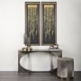 12975 - Midas Touch I by Barbara Fleming a Hand Embelished Textured Framed Art Print Matted under Glass