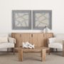 15009 - Fragment II by Studio M a handmade Original Framed Artwork under Glass