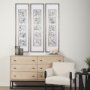 15037 - Five Square by Studio M a handmade Original Framed Artwork under Glass