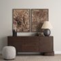 15741 - Bronze Beauty I by Studio M a handmade Original Framed 3D Textured Artwork