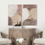 102517-CO - Colored Shells I by Studio M a handmade Original Framed Canvas 3D Textured Artwork