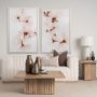 12894 - Watercolor Blossoms III by PI Studio a Hand Embellished Textured Framed Art Print Matted under Glass