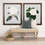10570 - Camellia Japonica II by Vision Studio Hand Embellished Textured Framed Art Print Matted under Glass