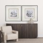 12219 - Blooming Opalescent II by Mercana Studio Hand Embellished Framed Art Print Matted under Glass
