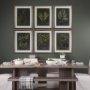 10132 - Foliage Dramatique I by Vision Studio Hand Embellished Textured Framed Art Print Matted under Glass