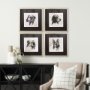 10427 - Small Inked Dogs II by Grace Popp a Hand Embellished Textured Framed Art Print Matted under Glass