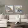 10811 - APPROACHING by Corrie Lavelle a Framed Art Print Matted under Glass