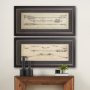 10302 - Custom Arrow Schematic II (MC) by Ethan Harper Hand Embellished Framed Art Print Matted under Glass