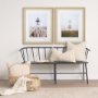 12360 - Brant Point Lighthouse by Mercana Studio a Framed Photo Art Print Matted under Glass