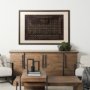 12485 - Periodic Table by Vintage Collection a Hand Embelished Textured Framed Art Print