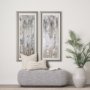 12660 - The Forest IV Neutral by Mercana Studio Hand Embellished Textured Framed Art Print Matted under Glas