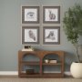 13063 - Forest Friends IX (Owl) by Lisa Audit Hand Embellished Textured Framed Art Print Matted under Glass