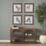 13066 - Forest Friends XII (Deer) by Lisa Audit Hand Embellished Textured Framed Art Print Matted under Glas