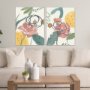 101893-S - Before Summer IV by Mercana Studio a Hand Embellished Textured Canvas