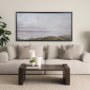 102107-FL - Sea View by Mercana Studio a Hand Embellished Textured Framed Canvas