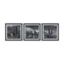 15869 - Brooklyn Bridge (Set of 3) by Richard Silver Textured  Framed Art Print Matted under Glass