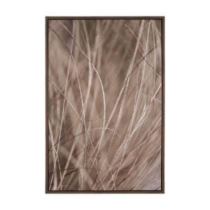 Summer Grass 3 by Mareike Bohmer Hand-Embellished Textured Framed Canvas Art Print