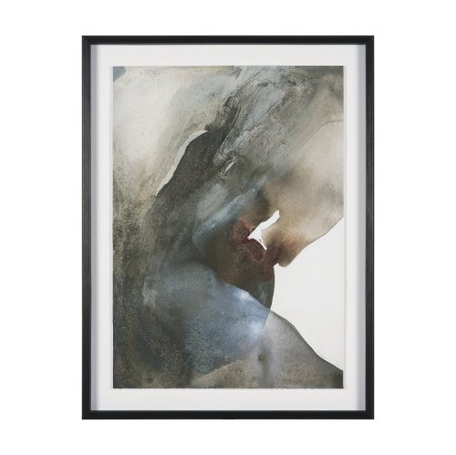 15906 - Ediface III by Ira Havuka Hand Embelished Textured Framed Artwork Matted under Glass
